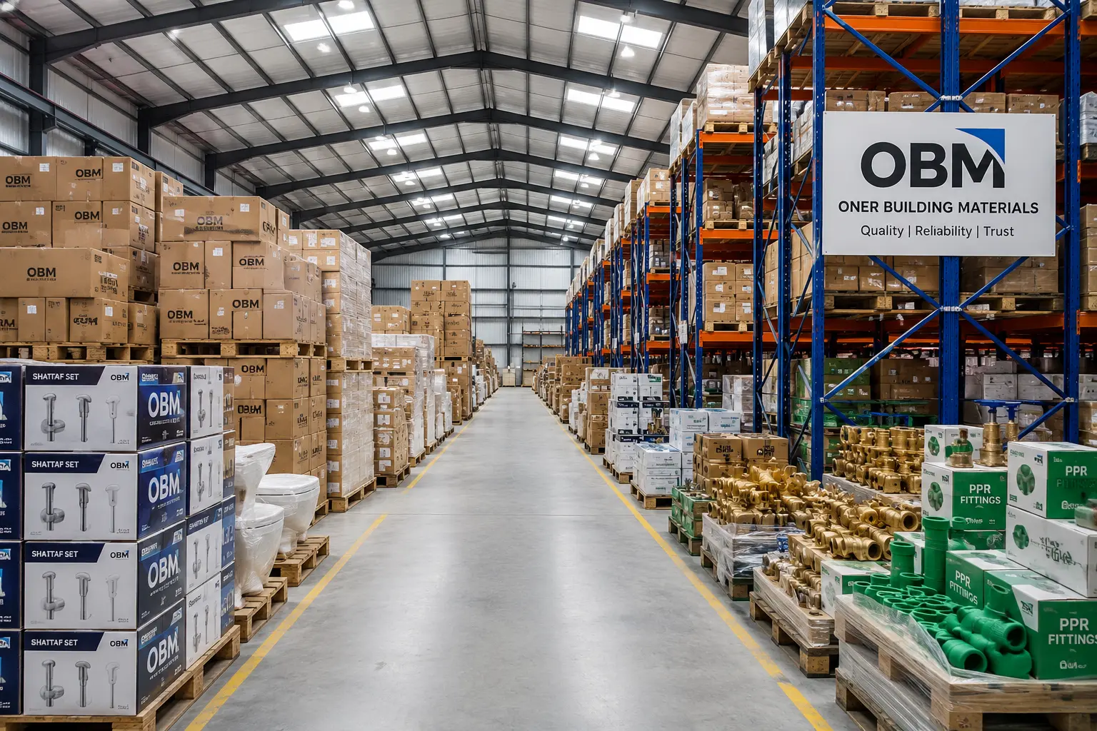 Oner Building Materials UAE Warehouse Dispatch Hub